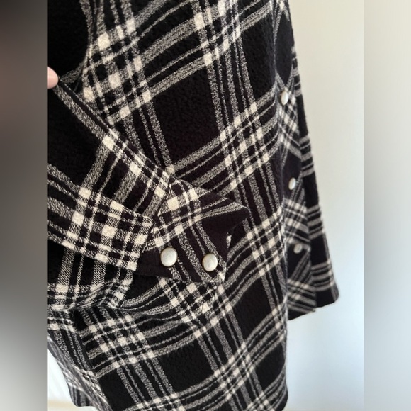 Idyllwind Fueled By Miranda Lambert Black White Plaid Pearl Snap Closure, XS - Picture 6 of 6
